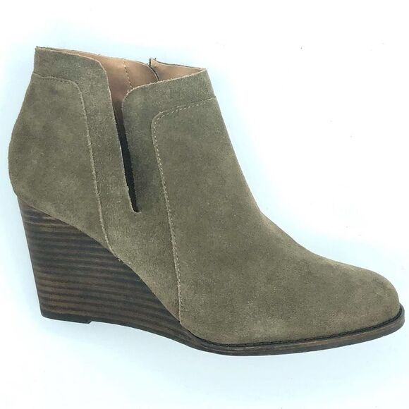 ~Lucky Brand Yabba Wedge Booties NWOB 10 - Picture 1 of 8